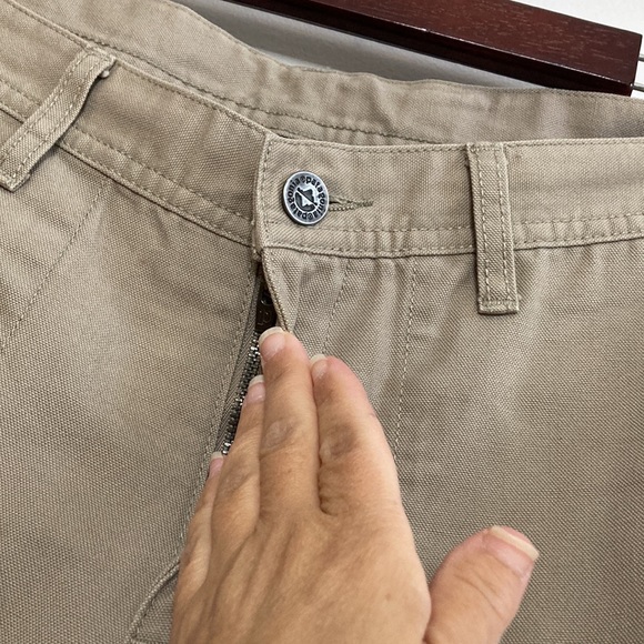 Patagonia Pants Mens 32 x 29 Beige Straight Leg Organic Cotton Canvas Workwear - Picture 5 of 13